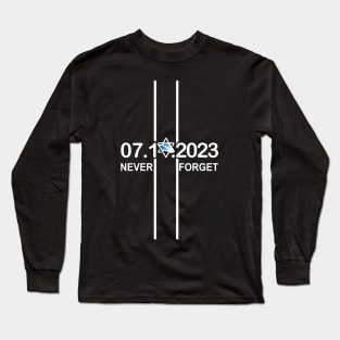 Shirts in solidarity with Israel Long Sleeve T-Shirt